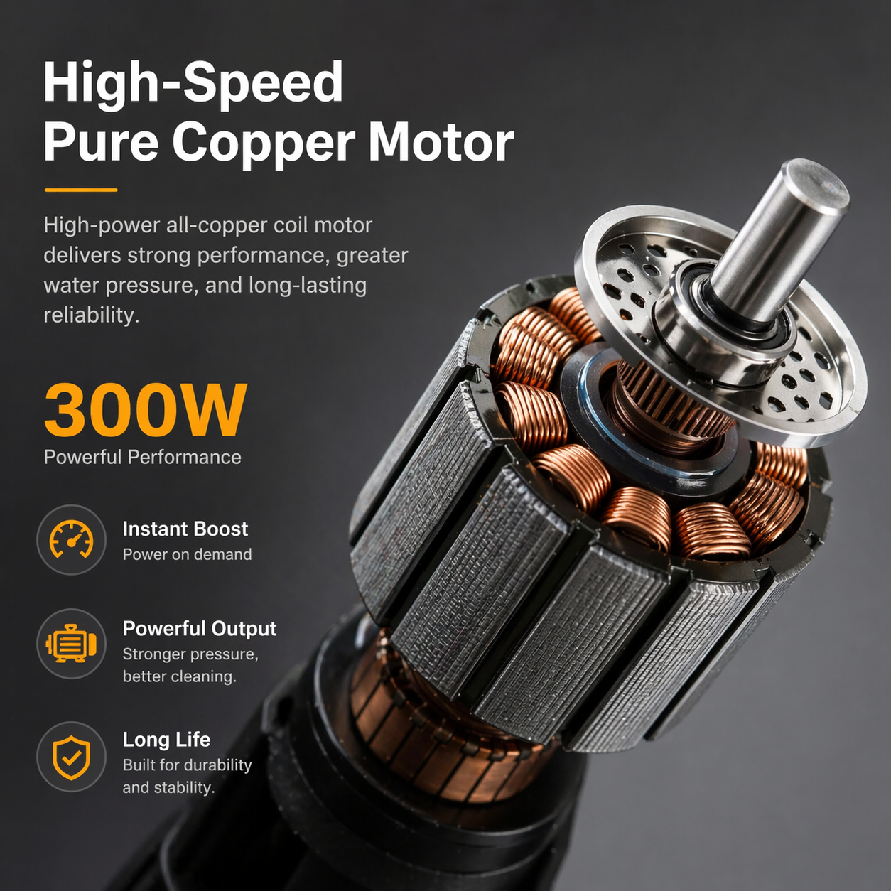 Cordless 300 W High-Pressure Car Washer