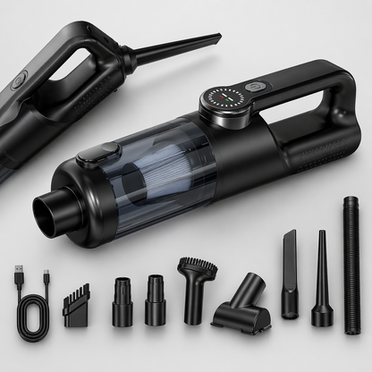 Cordless Car Vacuum – Portable High-Power Interior Cleaner