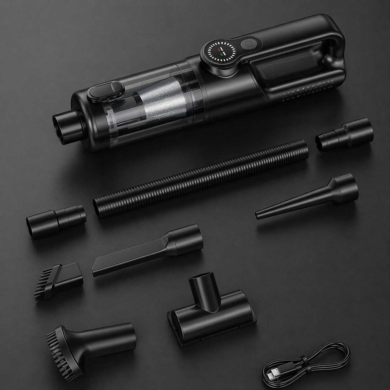 Cordless Car Vacuum – Portable High-Power Interior Cleaner