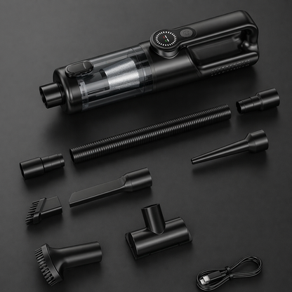 Cordless Car Vacuum – Portable High-Power Interior Cleaner