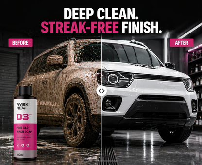 Pink Foam Car Wash Soap – Thick Foam, Scratch-Free Shine