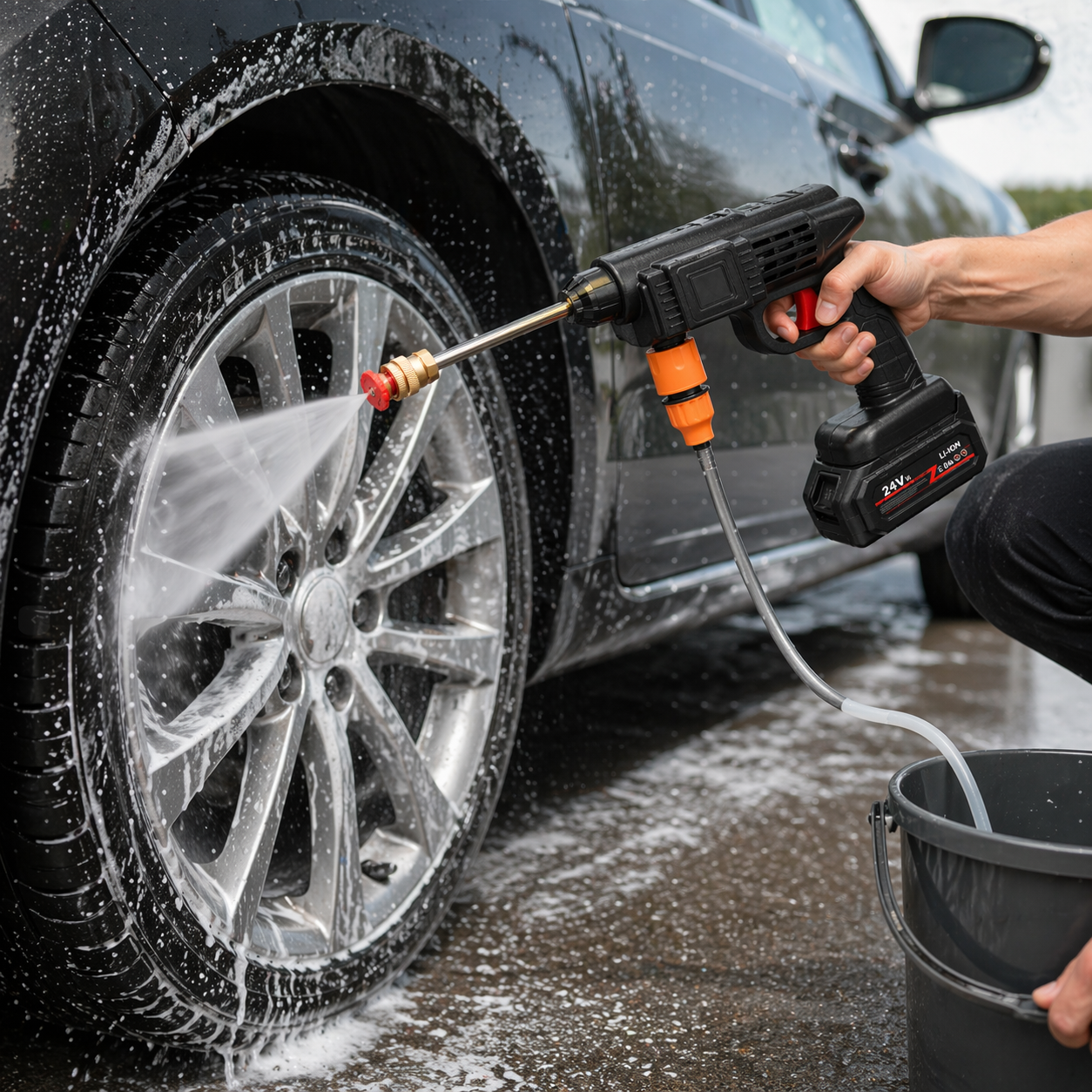 Cordless 300 W High-Pressure Car Washer