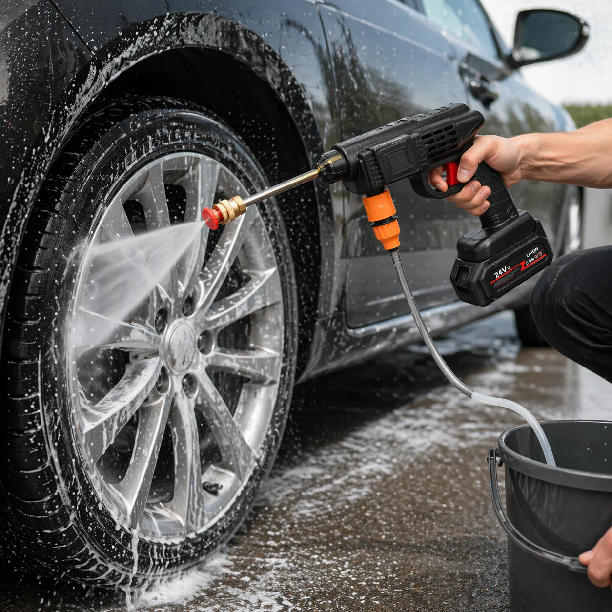 Car Exterior Cleaning Kit – Foam Wash & Shine Bundle