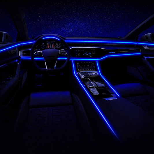 RGB Car Interior LED Light Kit – App Controlled Ambient Lighting