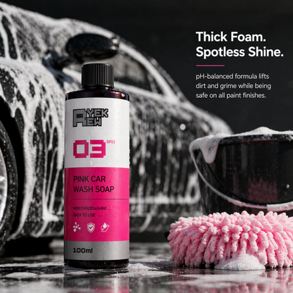 Pink Foam Car Wash Soap – Thick Foam, Scratch-Free Shine